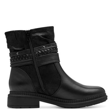 Jana Susina Strappy Detail Ankle Boot - Black