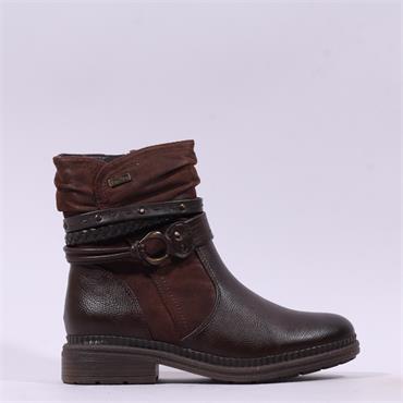 Jana Susina Strappy Detail Ankle Boot - Mocca