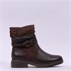 Jana Susina Strappy Detail Ankle Boot - Mocca