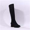 Jana Edin Block Heel Long Boot - Black