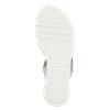 Jana Rito Velcro Strap Wedge Sandal - Denim Combi