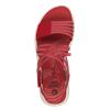 Jana Elasticated Strappy Platform Sandal - Red