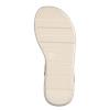 Jana Elasticated Strappy Platform Sandal - White Silver