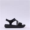 Jana Diana Strappy Sandal - Black Sparkle