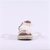 Jana Rito Cross Strap Weave Wedge Sandal - Beige