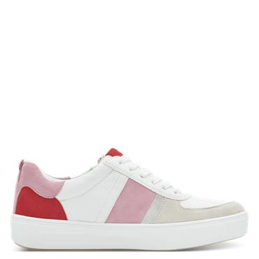 Tamaris Patrizia Platform Trainer - White Pink Combi
