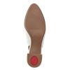 Tamaris Slingback Low Block Heel Shoe - Pearl