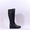 Gabor Envision Medium Calf Wedge Boot - Black Leather