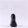 Gabor Dublin Low Wedge Gusset Boot - Black Leather