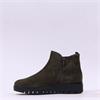 Gabor Dublin Low Wedge Gusset Boot - Olive Suede