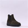 Gabor Dublin Low Wedge Gusset Boot - Olive Suede