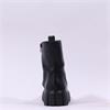 Gabor Shari Front Zip Wedge Ankle Boot - Black Leather