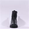 Gabor Shari Front Zip Wedge Ankle Boot - Black Leather