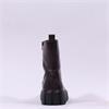 Gabor Shari Front Zip Wedge Ankle Boot - Bordeaux Leather