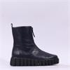 Gabor Shari Front Zip Wedge Ankle Boot - Navy Leather