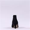 Gabor Terri Pointed V Cut Ankle Boot - Black Suede