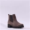 Gabor Bodo Chunky Sole Gusset Boot - Brown Suede