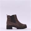 Gabor Bodo Chunky Sole Gusset Boot - Brown Suede