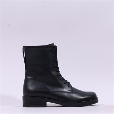 Gabor Hay Classic Laced Ankle Boot - Black Leather