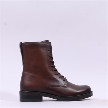 Gabor Hay Classic Laced Ankle Boot - Cognac Leather