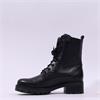 Gabor Countdown Twin Zip Laced Boot - Black Leather