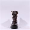 Gabor Countdown Twin Zip Laced Boot - Cognac Leather