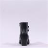 Gabor Ela Block Heel Rope Strap Boot - Black Leather
