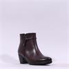 Gabor Ela Block Heel Rope Strap Boot - Bordeaux Leather