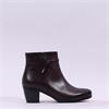 Gabor Ela Block Heel Rope Strap Boot - Bordeaux Leather
