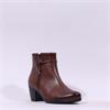 Gabor Ela Block Heel Rope Strap Boot - Tan Leather