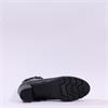 Gabor Emilia Block Heel Link Strap Boot - Black Leather
