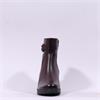Gabor Emilia Block Heel Link Strap Boot - Bordeaux Leather