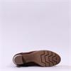 Gabor Emilia Block Heel Link Strap Boot - Brown Suede