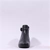 Gabor Bassey Low Heel Buckle Strap Boot - Black Leather