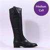 Gabor Brook Knee High Boot Medium Calf - Black Leather