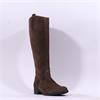 Gabor Brook Knee High Boot Medium Calf - Brown Suede