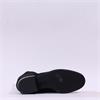Gabor Barcelona Low Heel Ankle Boot - Black Suede