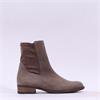 Gabor Barcelona Low Heel Ankle Boot - Taupe Suede