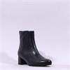 Gabor Abbey Block Heel Ankle Boot - Black Leather