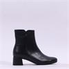 Gabor Abbey Block Heel Ankle Boot - Black Leather