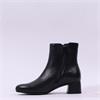 Gabor Abbey Block Heel Ankle Boot - Black Leather