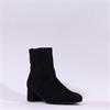 Gabor Abbey Block Heel Ankle Boot - Black Suede