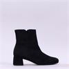 Gabor Abbey Block Heel Ankle Boot - Black Suede