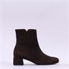 Gabor Abbey Block Heel Ankle Boot - Mocha Suede