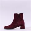 Gabor Abbey Block Heel Ankle Boot - Mulberry Suede