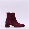 Gabor Abbey Block Heel Ankle Boot - Mulberry Suede