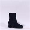 Gabor Abbey Block Heel Ankle Boot - Navy Suede