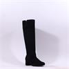 Gabor Ashby Knee High (Medium Calf) - Black Suede