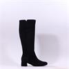 Gabor Ashby Knee High (Medium Calf) - Black Suede