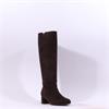 Gabor Ashby Knee High (Medium Calf) - Mocha Suede
